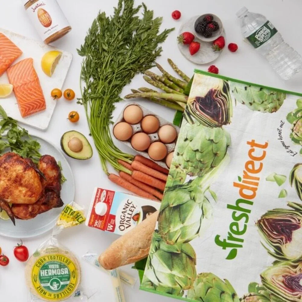 Fresh Direct reusable grocery